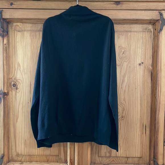 Paul Fredrick Cashmere and Silk Black Sweater Sz S - Picture 5 of 5